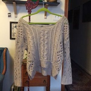 Free People Open Knit Sweater